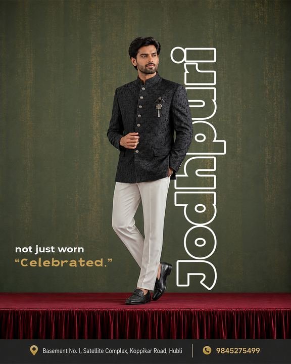 Not just worn. Celebrated. — Jodhpuri