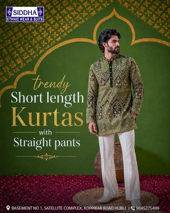 Sage short kurta set — Kurtas