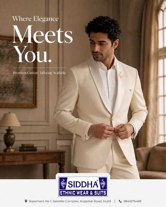 Ivory, where elegance meets you — Suits