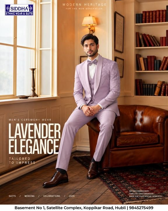 Lavender Elegance — Suits
